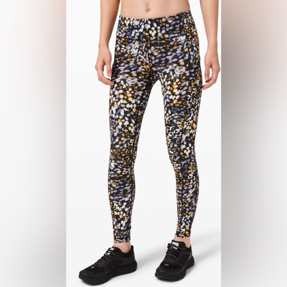 Lululemon Speed Up Leggings 28” Full-On a‎ Luxtreme Metropolis Glow Multi sz6